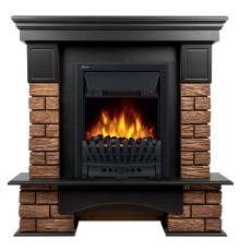 Портал Firelight Forte Wood Classic камень темный, шпон венге