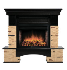 Портал Firelight Pietra Nuovo 30 камень сланец натуральный, шпон темный дуб
