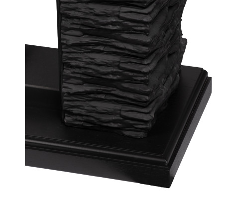 Портал Firelight Porto 40 камень черный шпон венге