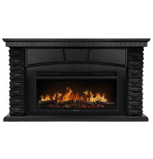 Портал Firelight Porto 42 камень черный шпон венге