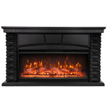Портал Firelight Porto 60 камень черный шпон венге