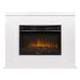 Портал Firelight Prestigio 25 камень белый, шпон белый дуб
