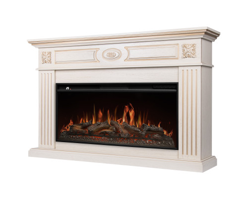 Портал Firelight Siena 40, слоновая кость с золотой патиной