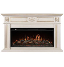 Портал Firelight Siena 40, слоновая кость с золотой патиной