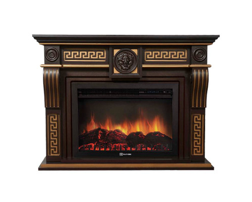 Портал Firelight Vittoriano 30 Темный дуб с золотой патиной Портал Firelight Vittoriano 30 Темный дуб с золотой патиной