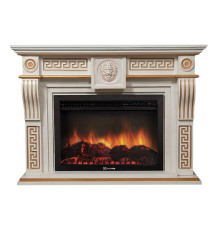 Портал Firelight Vittoriano 30 Белёный дуб с золотой патиной