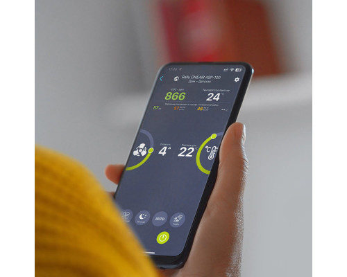 Очиститель воздуха приточный Ballu ONEAIR ASP-100WM белый