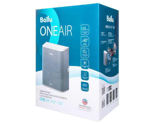 Очиститель воздуха приточный Ballu ONEAIR ASP-100WM белый