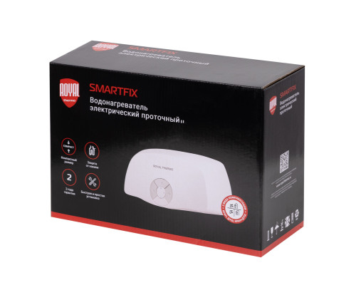 Водонагреватель проточный Royal Thermo Smartfix S (5,5 kW) - душ Водонагреватель проточный Royal Thermo Smartfix S (5,5 kW) - душ