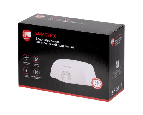 Водонагреватель проточный Royal Thermo SmartFix T (3,5 kW) - кран Водонагреватель проточный Royal Thermo SmartFix T (3,5 kW) - кран