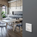Терморегулятор Electrolux ETS-16W (+ дополнительная черная панель)