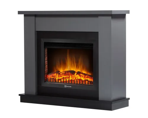 Каминокомплект:Очаг Electrolux EFP/P-2720RLS, портал Canto 25 графит