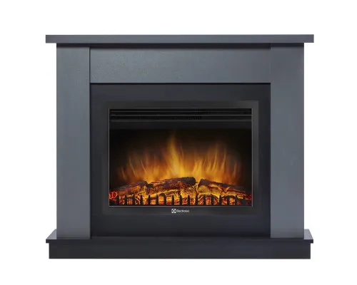 Каминокомплект:Очаг Electrolux EFP/P-2720RLS, портал Canto 25 графит