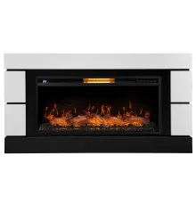 Каминокомплект: Очаг Royal Thermo Aurora RTFP/P-AR40LS, портал Moderno 42/40/36, белый, р/в