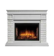 Портал Firelight Bricks 30 камень белый, белая эмаль