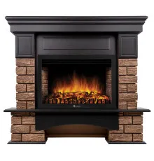 Портал Firelight Forte Wood 25 камень темный, шпон венге