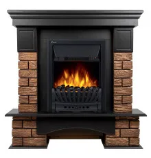 Портал Firelight Forte Wood Classic камень темный, шпон венге